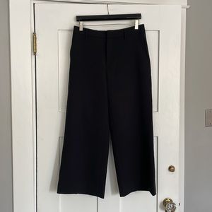 Banana Republic suit pants, wide leg black